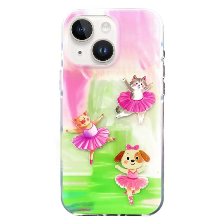 Ốp lưng điện thoại TPU họa tiết IMD viền bo tròn, cho iPhone 14, iPhone 14 Pro, iPhone 14 Pro Max