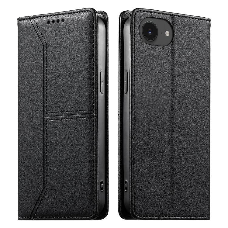 Ốp lưng điện thoại bằng da thuần chay có nam châm và RFID, đường may chỉ, cho iPhone 17e / 16e, iPhone 17 Pro Max, iPhone 17 Pro, iPhone 17, iPhone Air, iPhone 16 Pro Max, iPhone 16 Pro, iPhone 16 Plus, iPhone 16