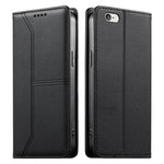 Bao da điện thoại vegan có nam châm RFID đường may nổi, dành cho iPhone X / XS, iPhone XR, iPhone XS Max, iPhone 8 Plus / 7 Plus
