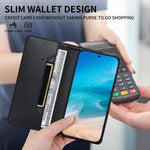Bao da điện thoại vegan có nam châm RFID đường may nổi, dành cho iPhone X / XS, iPhone XR, iPhone XS Max, iPhone 8 Plus / 7 Plus