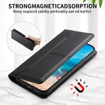 Bao da điện thoại vegan có nam châm RFID đường may nổi, dành cho iPhone X / XS, iPhone XR, iPhone XS Max, iPhone 8 Plus / 7 Plus