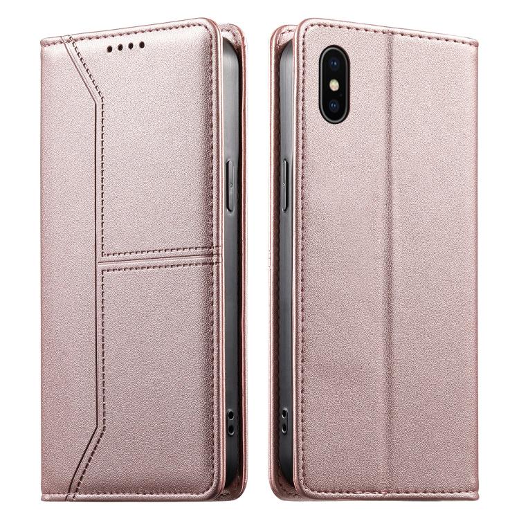 Bao da điện thoại vegan có nam châm RFID đường may nổi, dành cho iPhone X / XS, iPhone XR, iPhone XS Max, iPhone 8 Plus / 7 Plus