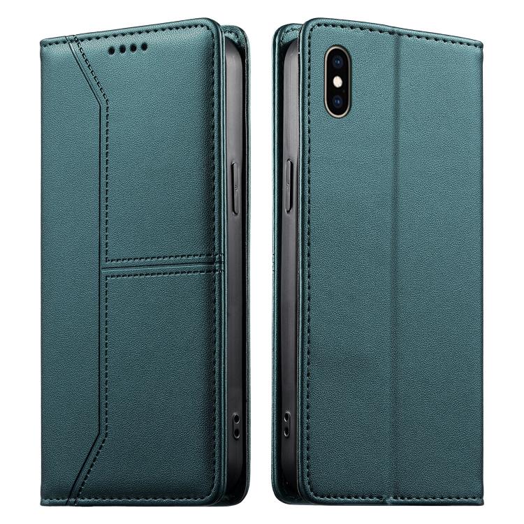 Bao da điện thoại vegan có nam châm RFID đường may nổi, dành cho iPhone X / XS, iPhone XR, iPhone XS Max, iPhone 8 Plus / 7 Plus