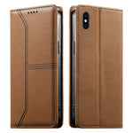 Bao da điện thoại vegan có nam châm RFID đường may nổi, dành cho iPhone X / XS, iPhone XR, iPhone XS Max, iPhone 8 Plus / 7 Plus