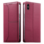 Bao da điện thoại vegan có nam châm RFID đường may nổi, dành cho iPhone X / XS, iPhone XR, iPhone XS Max, iPhone 8 Plus / 7 Plus