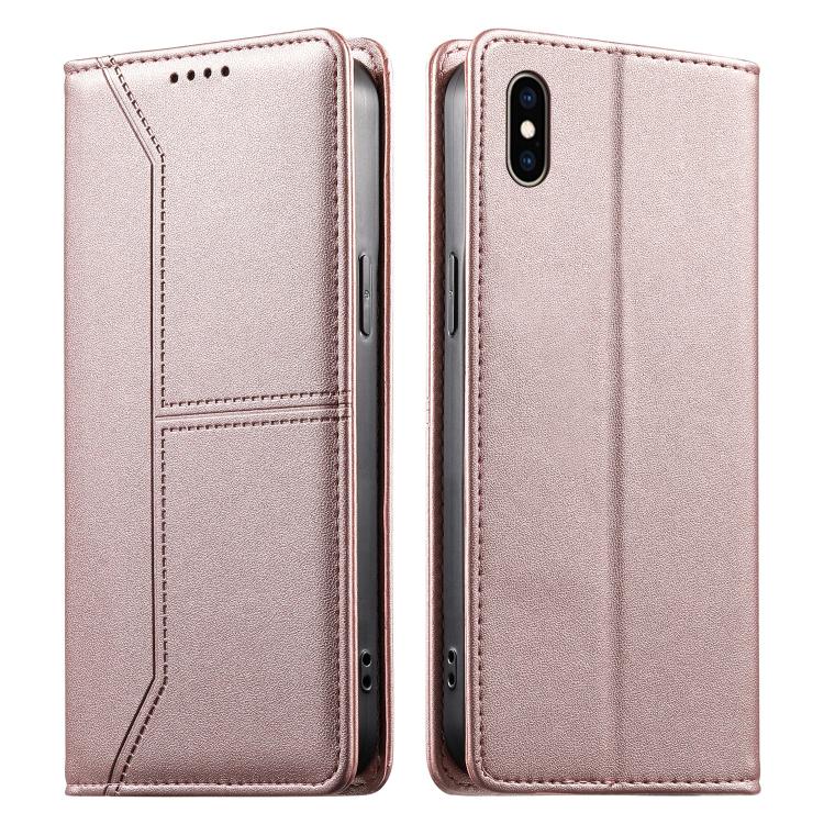 Bao da điện thoại vegan có nam châm RFID đường may nổi, dành cho iPhone X / XS, iPhone XR, iPhone XS Max, iPhone 8 Plus / 7 Plus