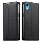Bao da điện thoại vegan có nam châm RFID đường may nổi, dành cho iPhone X / XS, iPhone XR, iPhone XS Max, iPhone 8 Plus / 7 Plus
