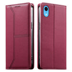 Bao da điện thoại vegan có nam châm RFID đường may nổi, dành cho iPhone X / XS, iPhone XR, iPhone XS Max, iPhone 8 Plus / 7 Plus