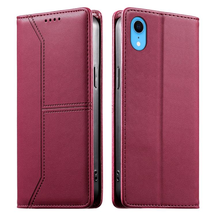 Bao da điện thoại vegan có nam châm RFID đường may nổi, dành cho iPhone X / XS, iPhone XR, iPhone XS Max, iPhone 8 Plus / 7 Plus