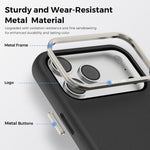 Ốp lưng điện thoại chống sốc nam châm trơn Mocome, cho iPhone 17 Pro Max, iPhone 17 Pro