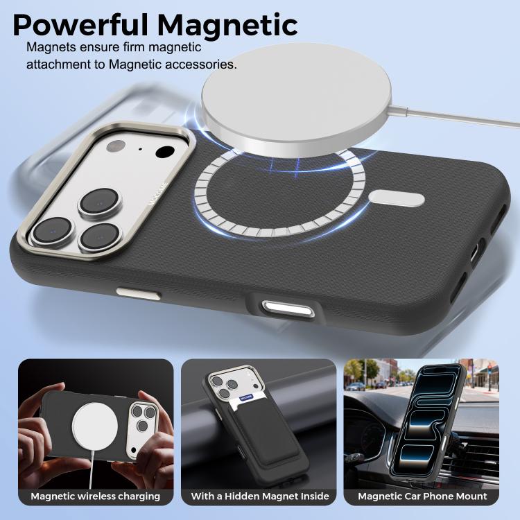 Ốp lưng điện thoại chống sốc nam châm trơn Mocome, cho iPhone 17 Pro Max, iPhone 17 Pro