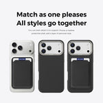 Ốp lưng điện thoại túi đựng thẻ từ tính Mocome trơn, dành cho iPhone 17 Pro Max, dành cho iPhone 17 Pro