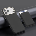 Ốp lưng điện thoại túi đựng thẻ từ tính Mocome trơn, dành cho iPhone 17 Pro Max, dành cho iPhone 17 Pro