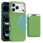 Ốp lưng điện thoại túi đựng thẻ từ tính Mocome trơn, dành cho iPhone 17 Pro Max, dành cho iPhone 17 Pro