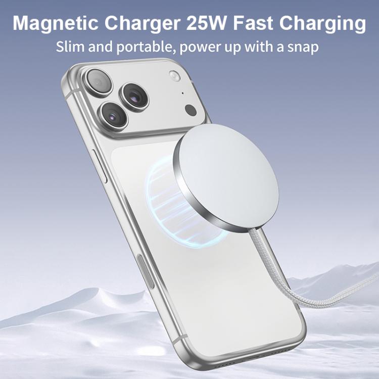 Sạc không dây từ tính di động QI2 25W giao diện USB-C / Type-C