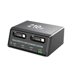 Trạm sạc đa cổng để bàn 6 trong 1 công suất 210W WXL-60E với cáp kéo dài đôi tích hợp, WXL-60E