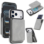 Ốp lưng điện thoại giả da phong cách retro có thể tháo rời, túi đựng thẻ bật lò xo, nam châm và RFID, cho iPhone 17e / 16e, iPhone 17 Pro Max, iPhone 17 Pro, iPhone 15 Plus, iPhone 15, iPhone 14 Plus, iPhone 14 / 13, iPhone 12 / 12 Pro