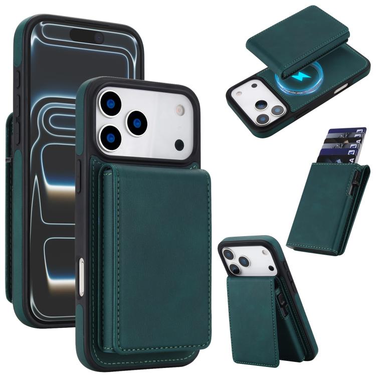 Ốp lưng điện thoại giả da phong cách retro có thể tháo rời, túi đựng thẻ bật lò xo, nam châm và RFID, cho iPhone 17e / 16e, iPhone 17 Pro Max, iPhone 17 Pro, iPhone 15 Plus, iPhone 15, iPhone 14 Plus, iPhone 14 / 13, iPhone 12 / 12 Pro
