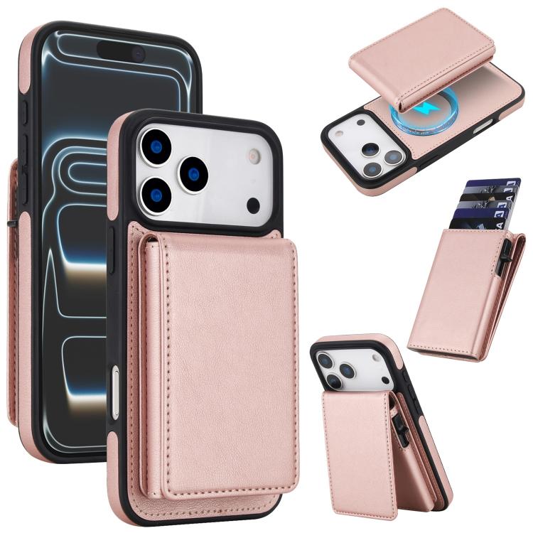 Ốp lưng điện thoại giả da phong cách retro có thể tháo rời, túi đựng thẻ bật lò xo, nam châm và RFID, cho iPhone 17e / 16e, iPhone 17 Pro Max, iPhone 17 Pro, iPhone 15 Plus, iPhone 15, iPhone 14 Plus, iPhone 14 / 13, iPhone 12 / 12 Pro