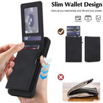 Ốp lưng điện thoại giả da phong cách retro có thể tháo rời, túi đựng thẻ bật lò xo, nam châm và RFID, cho iPhone 17e / 16e, iPhone 17 Pro Max, iPhone 17 Pro, iPhone 15 Plus, iPhone 15, iPhone 14 Plus, iPhone 14 / 13, iPhone 12 / 12 Pro