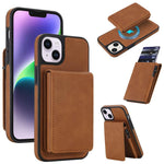 Ốp lưng điện thoại giả da phong cách retro có thể tháo rời, túi đựng thẻ bật lò xo, nam châm và RFID, cho iPhone 17e / 16e, iPhone 17 Pro Max, iPhone 17 Pro, iPhone 15 Plus, iPhone 15, iPhone 14 Plus, iPhone 14 / 13, iPhone 12 / 12 Pro