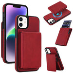 Ốp lưng điện thoại giả da phong cách retro có thể tháo rời, túi đựng thẻ bật lò xo, nam châm và RFID, cho iPhone 17e / 16e, iPhone 17 Pro Max, iPhone 17 Pro, iPhone 15 Plus, iPhone 15, iPhone 14 Plus, iPhone 14 / 13, iPhone 12 / 12 Pro