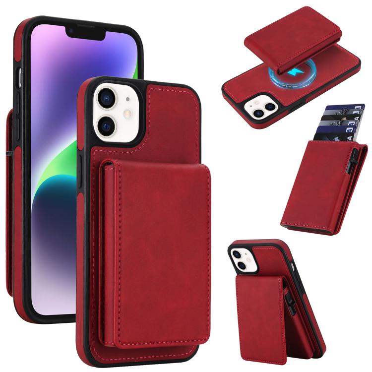 Ốp lưng điện thoại giả da phong cách retro có thể tháo rời, túi đựng thẻ bật lò xo, nam châm và RFID, cho iPhone 17e / 16e, iPhone 17 Pro Max, iPhone 17 Pro, iPhone 15 Plus, iPhone 15, iPhone 14 Plus, iPhone 14 / 13, iPhone 12 / 12 Pro