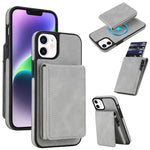 Ốp lưng điện thoại giả da phong cách retro có thể tháo rời, túi đựng thẻ bật lò xo, nam châm và RFID, cho iPhone 17e / 16e, iPhone 17 Pro Max, iPhone 17 Pro, iPhone 15 Plus, iPhone 15, iPhone 14 Plus, iPhone 14 / 13, iPhone 12 / 12 Pro