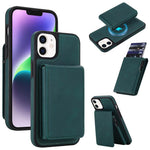 Ốp lưng điện thoại giả da phong cách retro có thể tháo rời, túi đựng thẻ bật lò xo, nam châm và RFID, cho iPhone 17e / 16e, iPhone 17 Pro Max, iPhone 17 Pro, iPhone 15 Plus, iPhone 15, iPhone 14 Plus, iPhone 14 / 13, iPhone 12 / 12 Pro