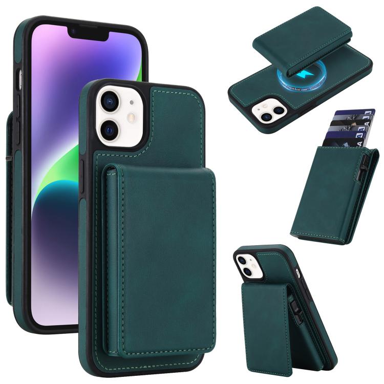 Ốp lưng điện thoại giả da phong cách retro có thể tháo rời, túi đựng thẻ bật lò xo, nam châm và RFID, cho iPhone 17e / 16e, iPhone 17 Pro Max, iPhone 17 Pro, iPhone 15 Plus, iPhone 15, iPhone 14 Plus, iPhone 14 / 13, iPhone 12 / 12 Pro