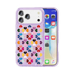 Ốp lưng điện thoại họa tiết trái tim đỏ pha lê lấp lánh, cho iPhone 17 Pro Max, iPhone 17 Pro