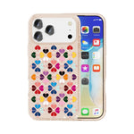Ốp lưng điện thoại họa tiết trái tim đỏ pha lê lấp lánh, cho iPhone 17 Pro Max, iPhone 17 Pro
