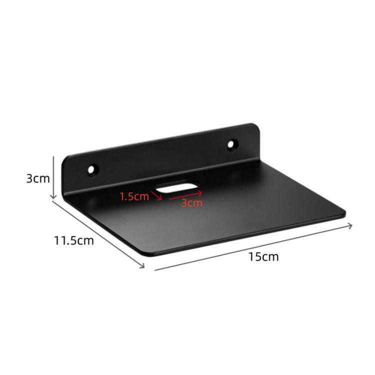 Kệ lưu trữ vuông acrylic nhỏ treo tường, giá trưng bày, gói đơn, 2 cái/gói