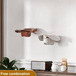 Kệ lưu trữ mũ cao bồi acrylic trong suốt treo tường, giá trưng bày mũ nón, gói đơn, 2 cái/gói