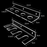 Bộ 2 cái kệ trưng bày gậy bóng chày và bóng chày acrylic trong suốt treo tường