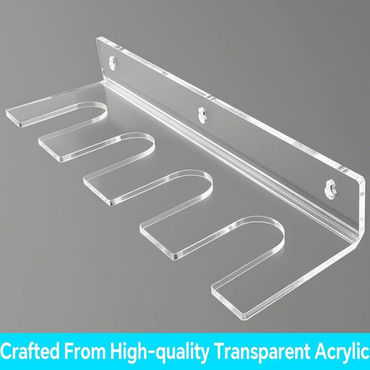 Bộ 2 cái kệ trưng bày gậy bóng chày và bóng chày acrylic trong suốt treo tường
