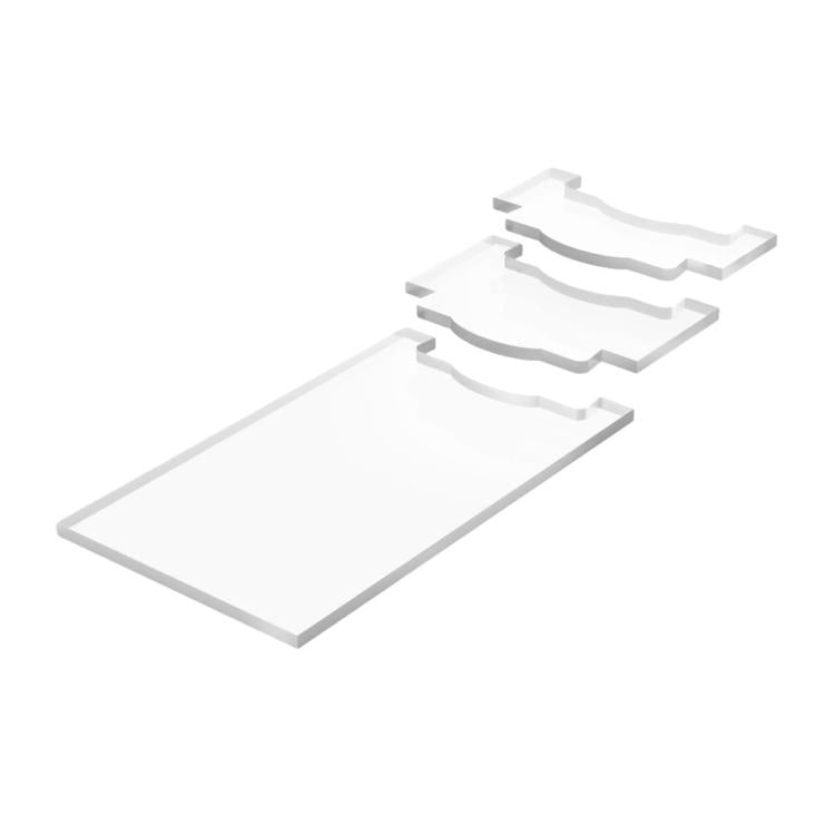 Bộ đệm chống trượt bảo vệ đồ nội thất acrylic trong suốt, bộ đơn/gói, bộ đôi/gói