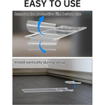 Bộ đệm chống trượt bảo vệ đồ nội thất acrylic trong suốt, bộ đơn/gói, bộ đôi/gói