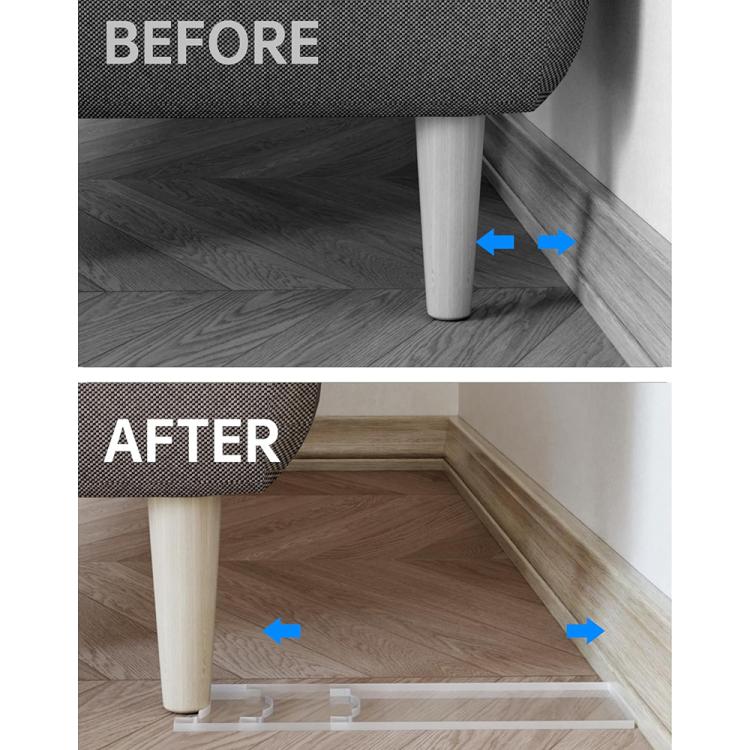 Bộ đệm chống trượt bảo vệ đồ nội thất acrylic trong suốt, bộ đơn/gói, bộ đôi/gói