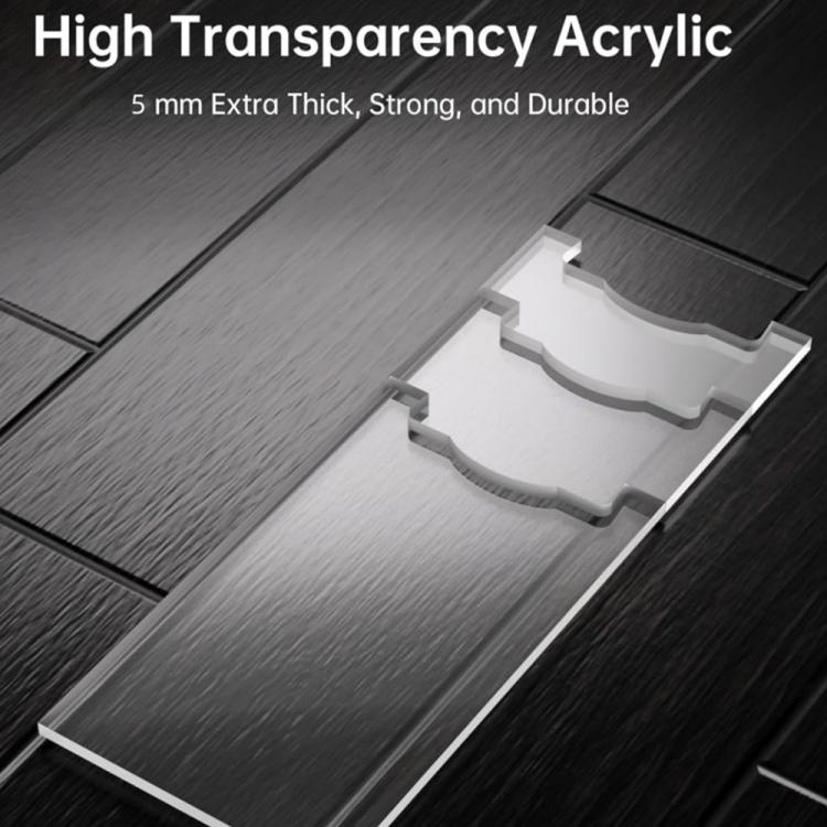 Bộ đệm chống trượt bảo vệ đồ nội thất acrylic trong suốt, bộ đơn/gói, bộ đôi/gói