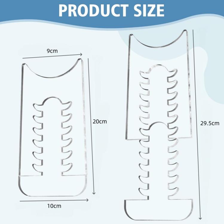 Bộ đệm bảo vệ chống trượt bằng acrylic trong suốt điều chỉnh được cho đồ nội thất, bộ đơn/gói, bộ đôi/gói