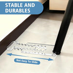Bộ đệm bảo vệ chống trượt bằng acrylic trong suốt điều chỉnh được cho đồ nội thất, bộ đơn/gói, bộ đôi/gói