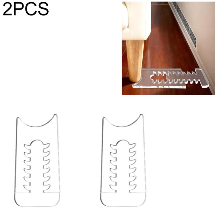 Bộ đệm bảo vệ chống trượt bằng acrylic trong suốt điều chỉnh được cho đồ nội thất, bộ đơn/gói, bộ đôi/gói