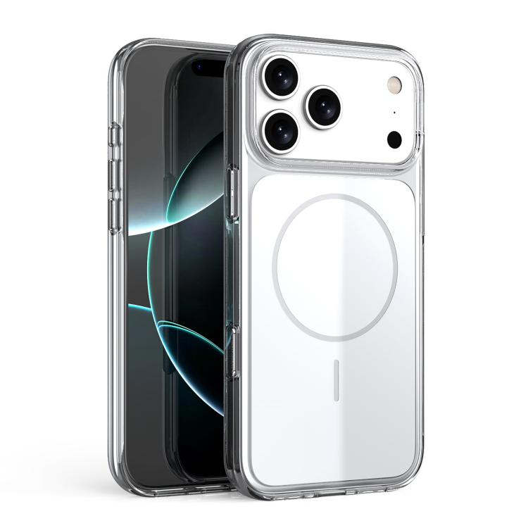 Ốp lưng điện thoại PC trong suốt chống sốc từ tính, dành cho iPhone 17 Pro Max, dành cho iPhone 17 Pro