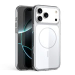 Ốp lưng điện thoại PC trong suốt chống sốc từ tính, dành cho iPhone 17 Pro Max, dành cho iPhone 17 Pro