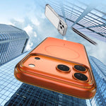 Ốp lưng điện thoại PC trong suốt chống sốc từ tính, dành cho iPhone 17 Pro Max, dành cho iPhone 17 Pro