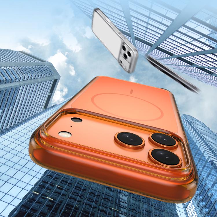 Ốp lưng điện thoại PC trong suốt chống sốc từ tính, dành cho iPhone 17 Pro Max, dành cho iPhone 17 Pro