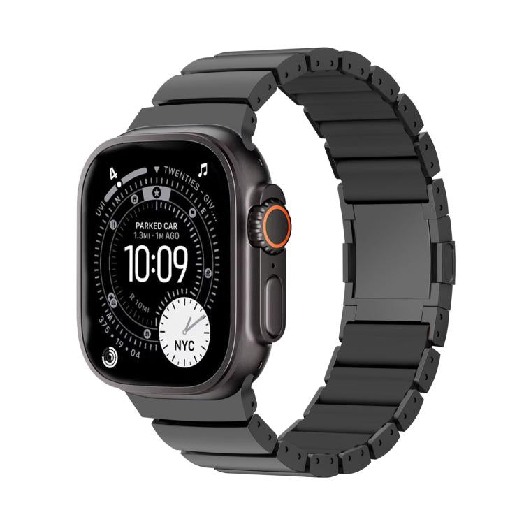 Dây đồng hồ hợp kim titan silicone một hạt khóa nam châm, dành cho Apple Watch 46mm / 49mm / 45mm / 44mm, dành cho Apple Watch 42mm / 41mm / 40mm / 38mm