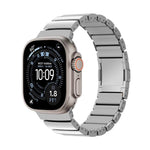 Dây đồng hồ hợp kim titan silicone một hạt khóa nam châm, dành cho Apple Watch 46mm / 49mm / 45mm / 44mm, dành cho Apple Watch 42mm / 41mm / 40mm / 38mm