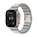 Dây đồng hồ hợp kim titan silicone một hạt khóa nam châm, dành cho Apple Watch 46mm / 49mm / 45mm / 44mm, dành cho Apple Watch 42mm / 41mm / 40mm / 38mm